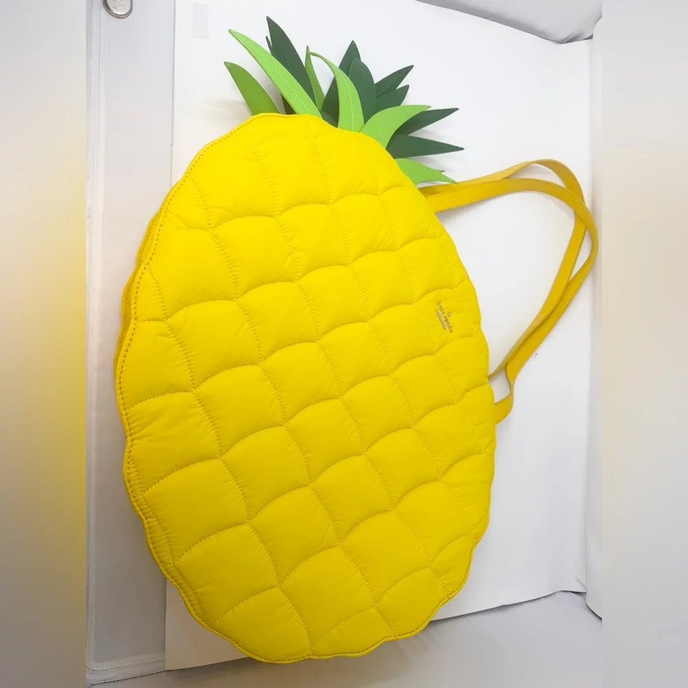 Kate Spade New York Wing It Pineapple Shoulder Tote